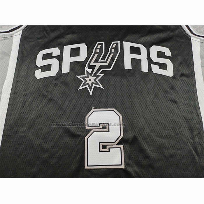 Maglia San Antonio Spurs Dylan Harper No 2 Icon 2025-26 Nero
